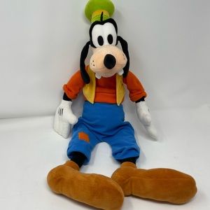Authentic Disney Store GOOFY Yellow Vest 20" Plush Doll Stuffed Toy